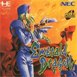 Box cover for Emerald Dragon on the NEC PC Engine CD.