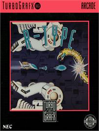 Box cover for R-Type on the NEC TurboGrafx-16.