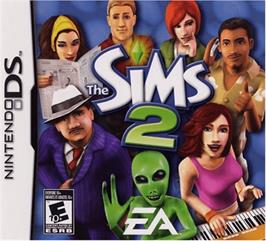 Box cover for Sims 2 on the Nintendo DS.
