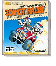 Box cover for Famicom Grand Prix II - 3D Hot Rally on the Nintendo Famicom Disk System.