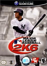 Box cover for Major League Baseball 2K6 on the Nintendo GameCube.