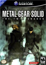 Box cover for Metal Gear Solid: The Twin Snakes on the Nintendo GameCube.