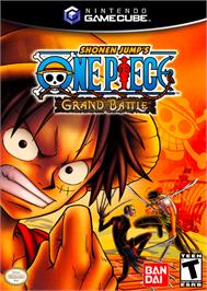 Box cover for One Piece: Grand Battle on the Nintendo GameCube.