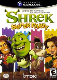 Box cover for Shrek Super Party on the Nintendo GameCube.