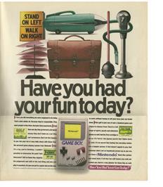 Advert for Golf on the Nintendo Game Boy Advance.