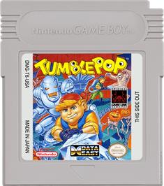 Cartridge artwork for Tumble Pop on the Nintendo Game Boy.