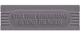 Top of cartridge artwork for Star Trek Generations - Beyond the Nexus on the Nintendo Game Boy.