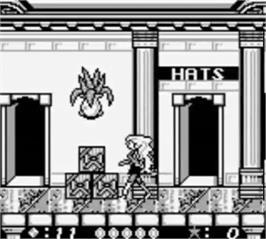 In game image of Barbie Game Girl on the Nintendo Game Boy.