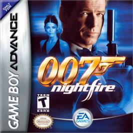 Box cover for 007: Nightfire on the Nintendo Game Boy Advance.