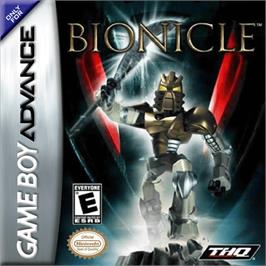 Box cover for Bionicle: Maze of Shadows on the Nintendo Game Boy Advance.