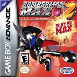 Box cover for Bomberman Max 2: Red Advance on the Nintendo Game Boy Advance.