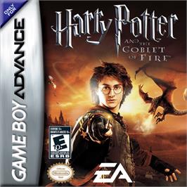 Box cover for Harry Potter and the Goblet of Fire on the Nintendo Game Boy Advance.