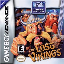 Box cover for Lost Vikings on the Nintendo Game Boy Advance.