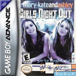 Box cover for Mary-Kate and Ashley: Girls Night Out on the Nintendo Game Boy Advance.