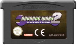 Cartridge artwork for Advance Wars 2: Black Hole Rising on the Nintendo Game Boy Advance.