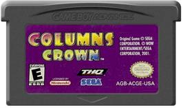 Cartridge artwork for Columns Crown on the Nintendo Game Boy Advance.