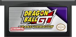 Cartridge artwork for Dragonball GT: Transformation on the Nintendo Game Boy Advance.