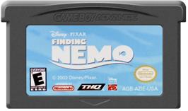 Cartridge artwork for Finding Nemo on the Nintendo Game Boy Advance.