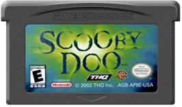 Cartridge artwork for Scooby Doo: The Motion Picture on the Nintendo Game Boy Advance.