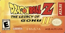 Top of cartridge artwork for Dragonball Z: Legacy of Goku 2 on the Nintendo Game Boy Advance.