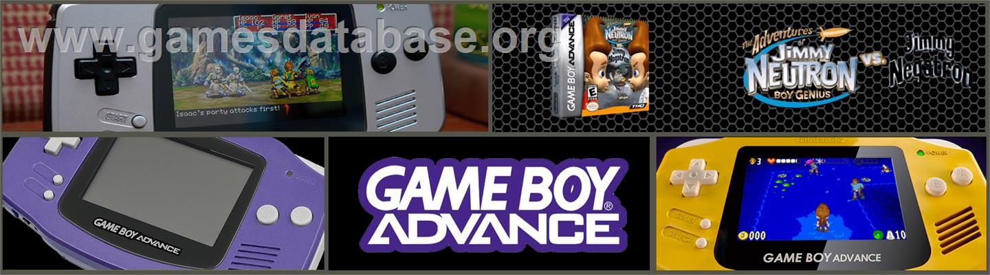 Adventures of Jimmy Neutron: Boy Genius - Jimmy Neutron Vs. Jimmy Negatron - Nintendo Game Boy Advance - Artwork - Marquee