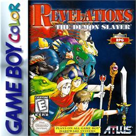 Box cover for Revelations: The Demon Slayer on the Nintendo Game Boy Color.
