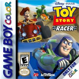 Box cover for Toy Story Racer on the Nintendo Game Boy Color.
