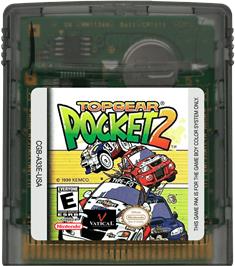 Cartridge artwork for Top Gear Pocket 2 on the Nintendo Game Boy Color.