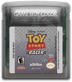 Cartridge artwork for Toy Story Racer on the Nintendo Game Boy Color.