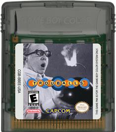 Cartridge artwork for Trouballs on the Nintendo Game Boy Color.