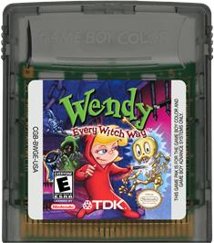 Cartridge artwork for Wendy: Every Witch Way on the Nintendo Game Boy Color.