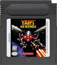 Cartridge artwork for Yars' Revenge - Quotile Ultimatum on the Nintendo Game Boy Color.