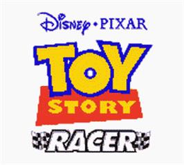 Title screen of Toy Story Racer on the Nintendo Game Boy Color.