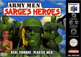 Box cover for Army Men: Sarge's Heroes on the Nintendo N64.