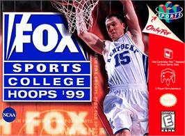 Box cover for Fox Sports College Hoops '99 on the Nintendo N64.
