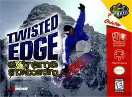 Box cover for Twisted Edge: Extreme Snowboarding on the Nintendo N64.