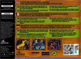 Box back cover for BioFreaks on the Nintendo N64.