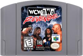 Cartridge artwork for WCW/NWO Revenge on the Nintendo N64.