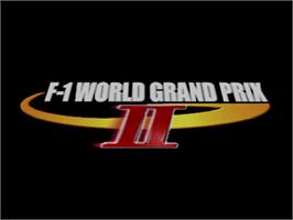 Title screen of F-1 World Grand Prix 2 on the Nintendo N64.