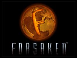 Title screen of Forsaken 64 on the Nintendo N64.