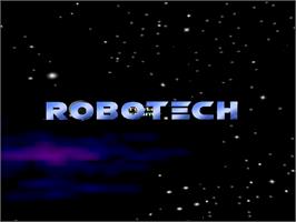Title screen of Robotech: Crystal Dreams on the Nintendo N64.