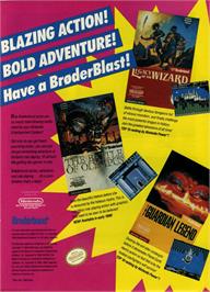 Advert for Legends of the Diamond on the Nintendo NES.