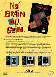 Advert for Puzznic on the MSX.