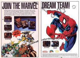 Advert for Spider-Man: Return of the Sinister Six on the Sega Game Gear.