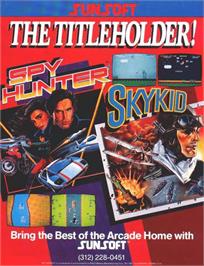 Advert for Spy Hunter on the Atari 8-bit.