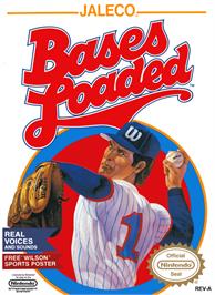 Box cover for Bases Loaded on the Nintendo NES.