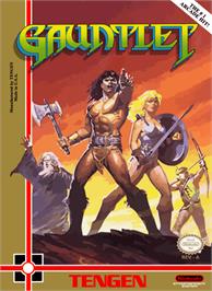 Box cover for Gauntlet on the Nintendo NES.