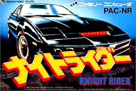 Box cover for Knight Rider on the Nintendo NES.