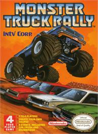 Box cover for Monster Truck Rally on the Nintendo NES.