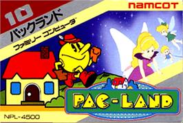 Box cover for Pac-Land on the Nintendo NES.